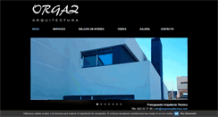 Desktop Screenshot of orgazarquitectura.com