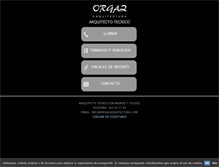 Tablet Screenshot of orgazarquitectura.com